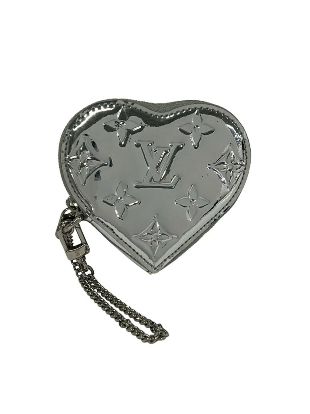 Louis Vuitton Coin Purse Monogram Miroir Porte Monnaie Coeur Argent
